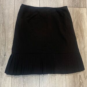 Pantology Women’s Business Pleated Skirt Black Size Medium